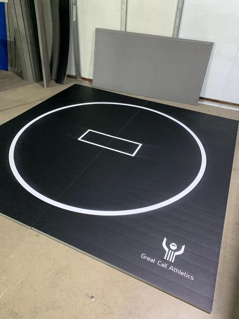 Garage 10 by 10 home wrestling mat