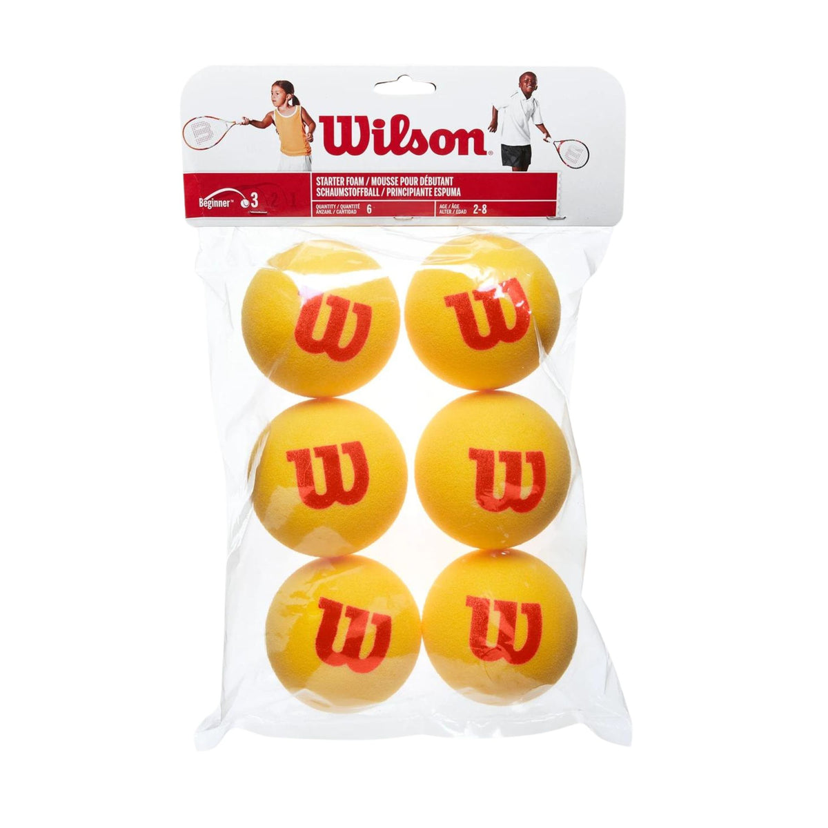 Wilson Starter Foam 6 Pack