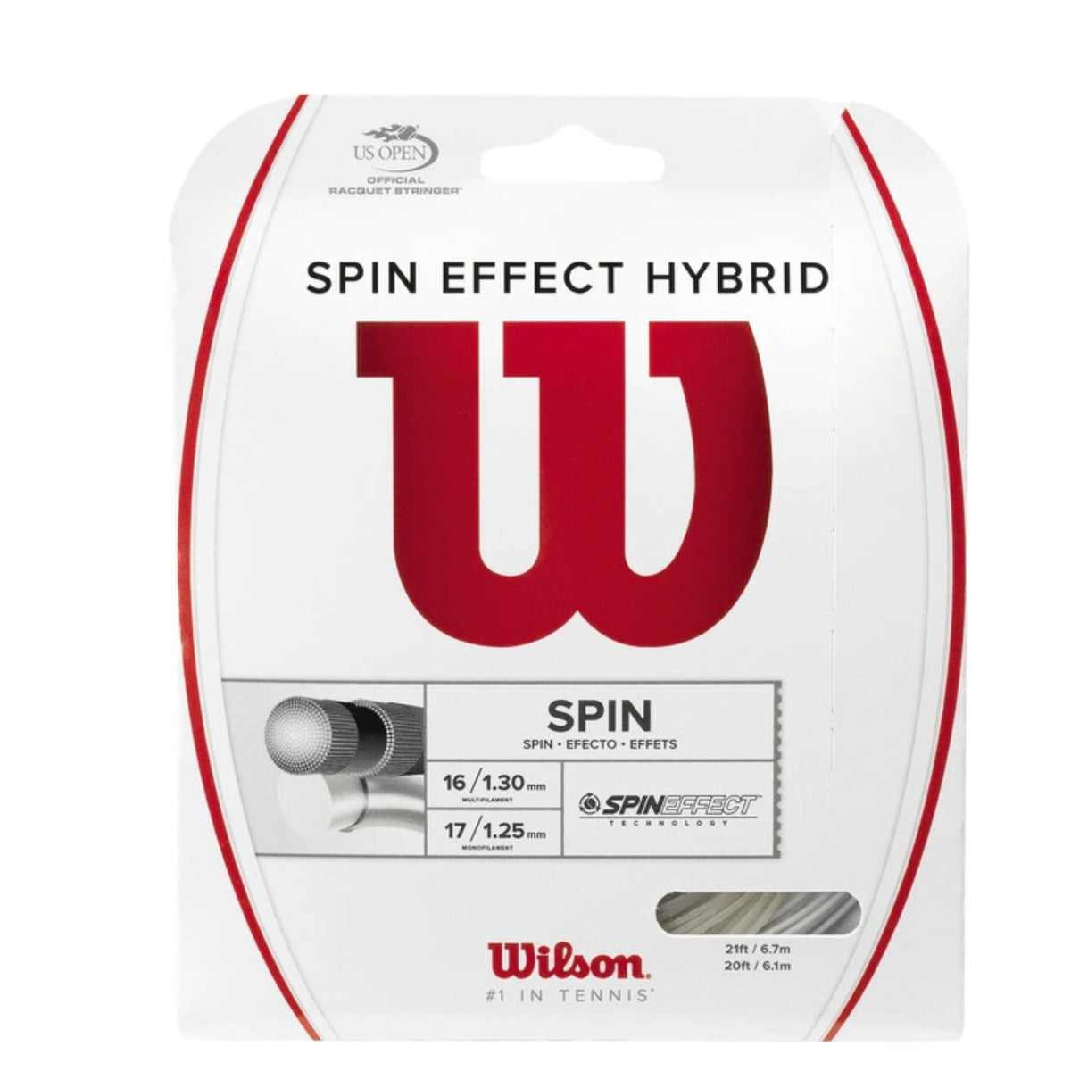 Wilson Spin Effect Hybrid Tennis String - Set