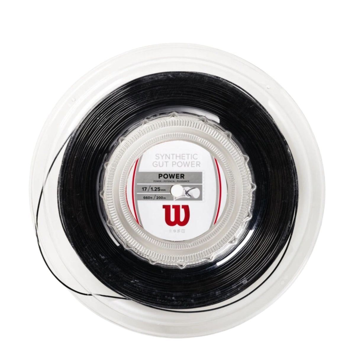 Wilson Synthetic Gut Power 17 Tennis String - Reel