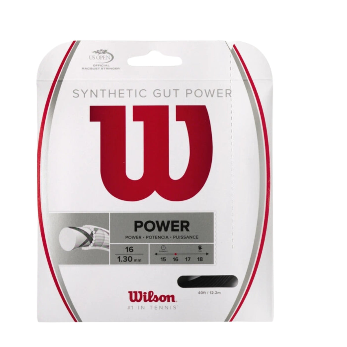 Wilson Synthetic Gut Power 16 Tennis String - Set