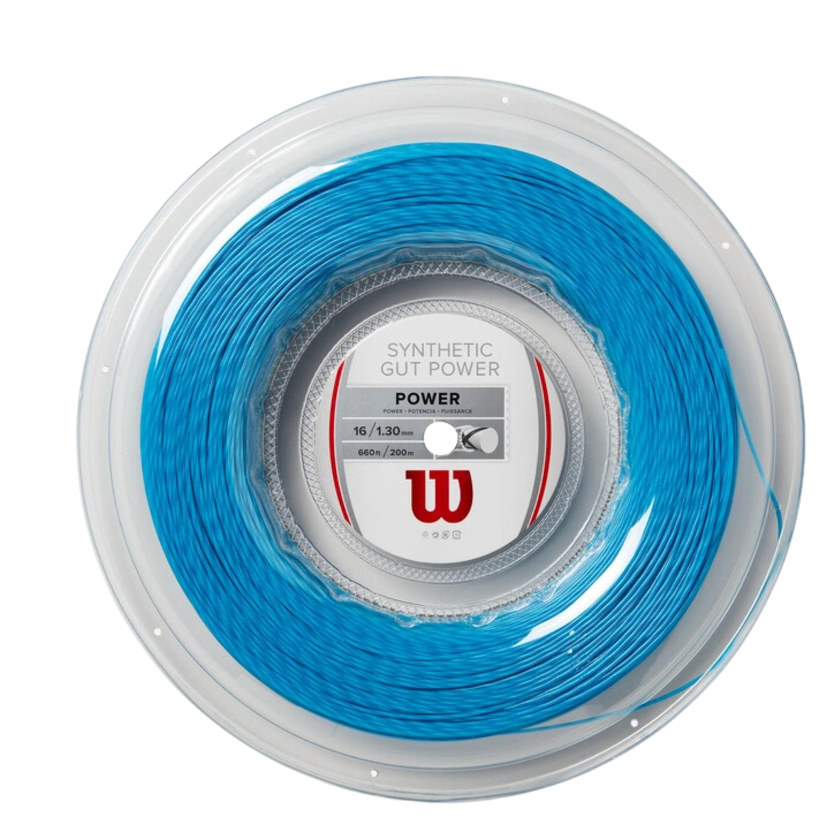 Wilson Synthetic Gut Power 16 Tennis String - 200M Reel