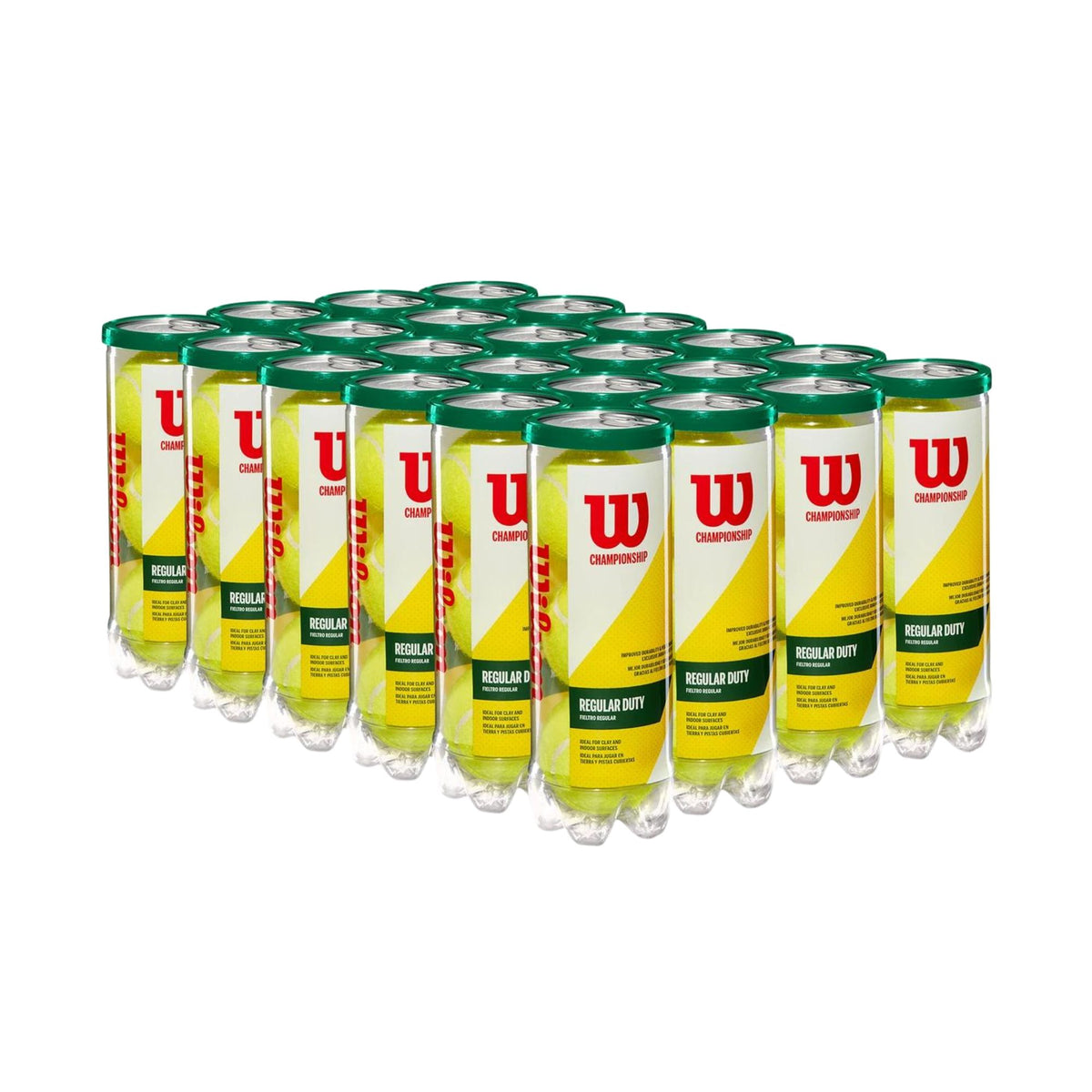 Wilson Championship Regular Duty 3 Ball Can (24 Pack)