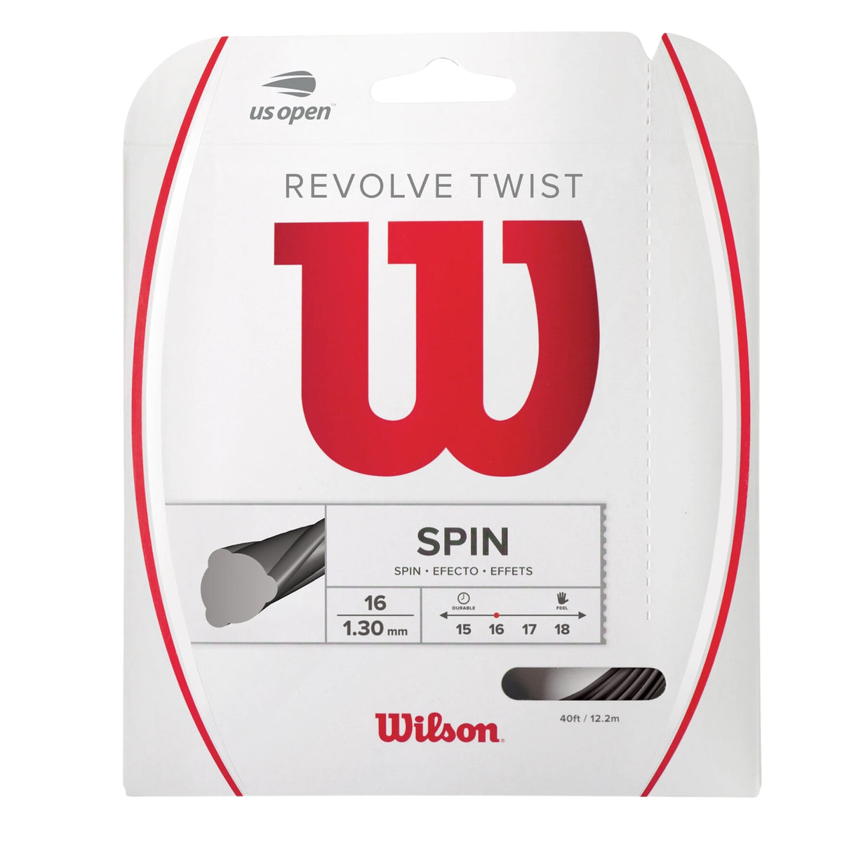 Wilson Revolve Twist 16 Tennis String - Set