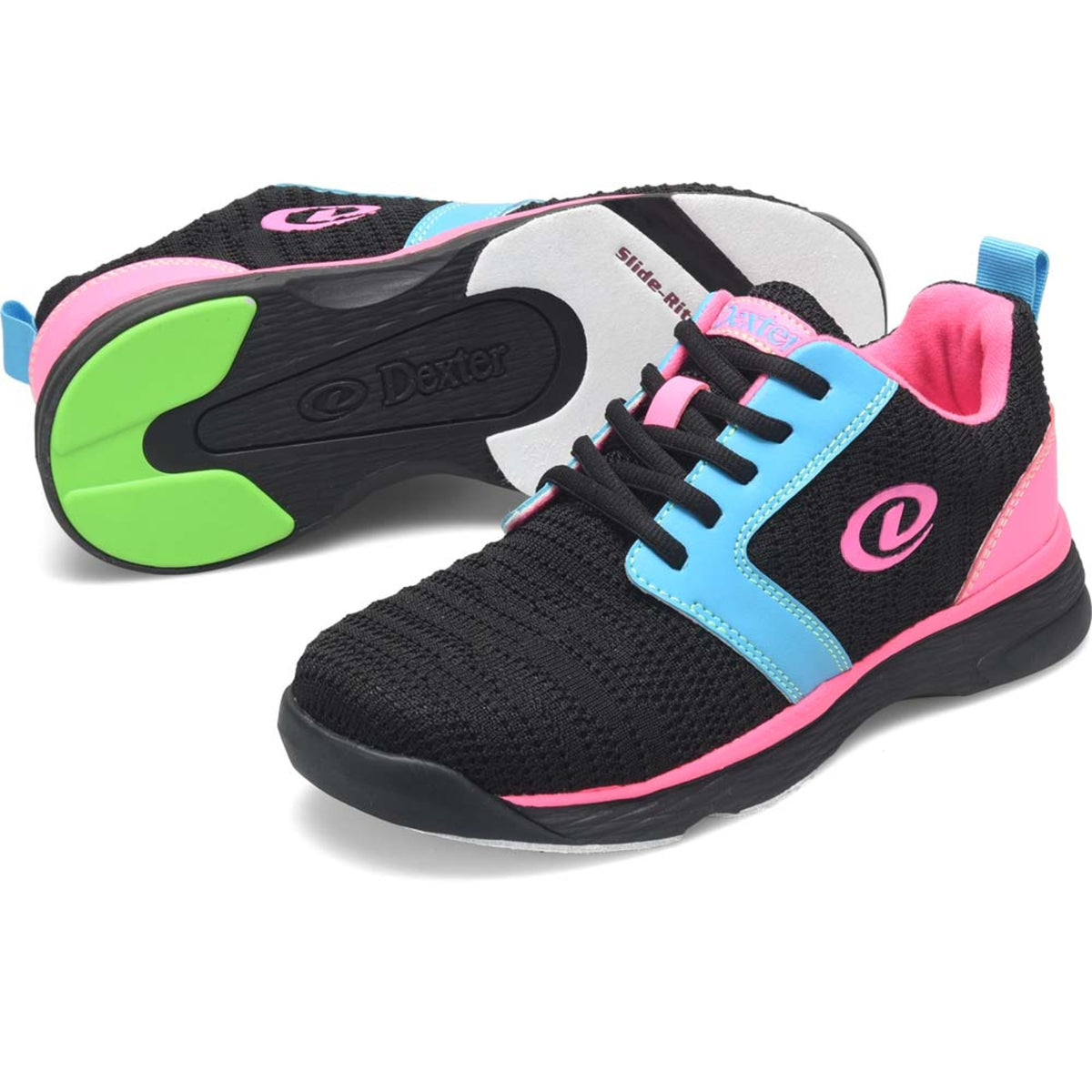 Raquel Lx Jr. Black/ Blue/ Pink Shoes