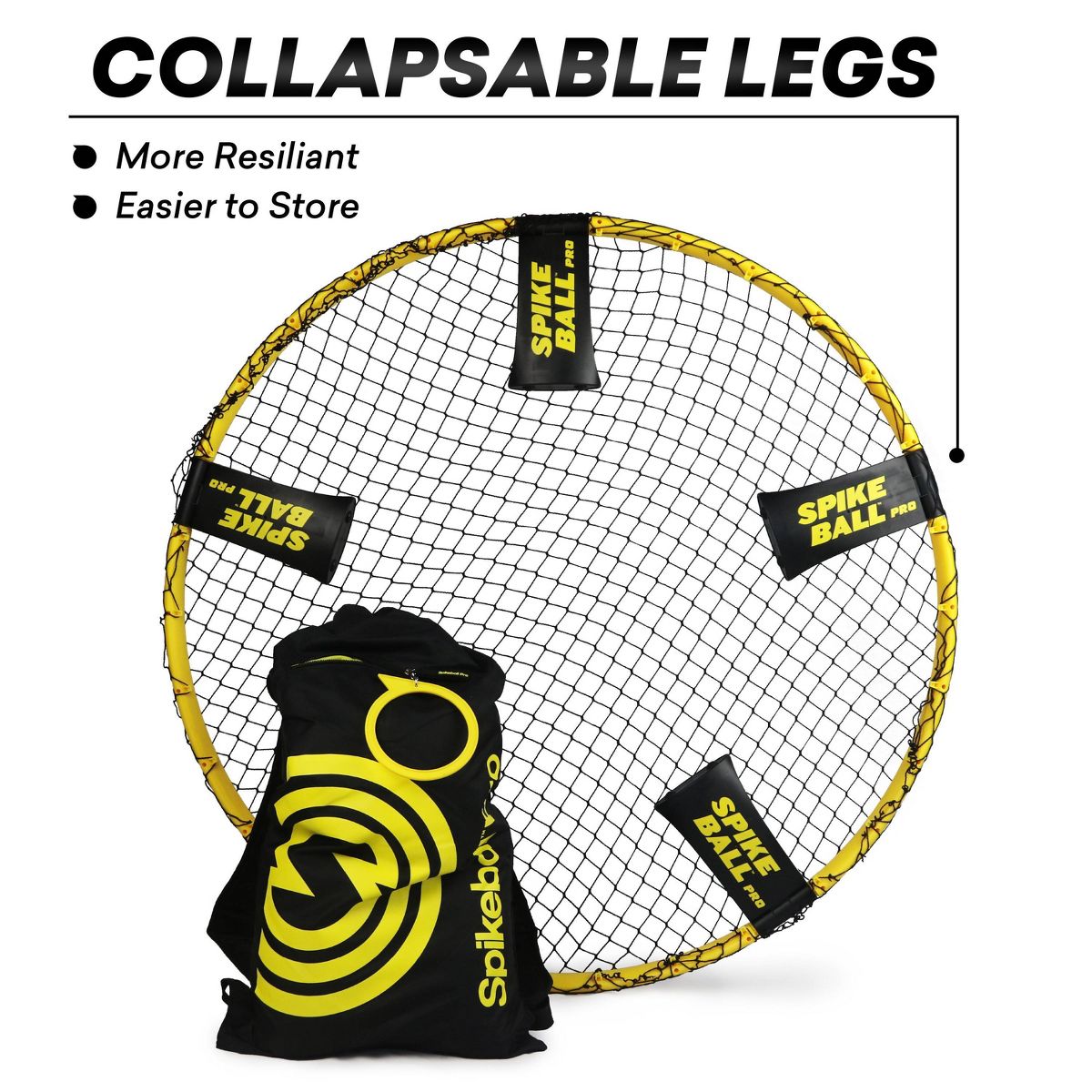 Spikeball Pro Official Tournament Set for Beach & Lawn Play Family Games