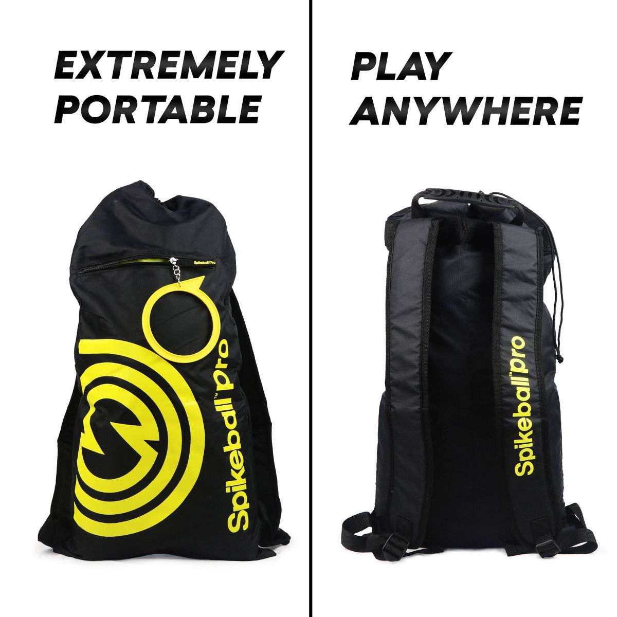 Spikeball Pro Official Tournament Set for Beach & Lawn Play Family Games