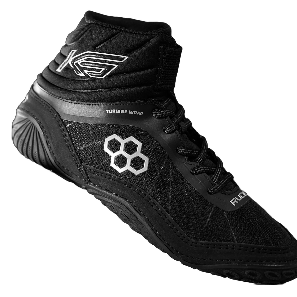 Rudis Black Wrestling Shoes for Adult Wrestlers High School College Varsity Middle School All Ages