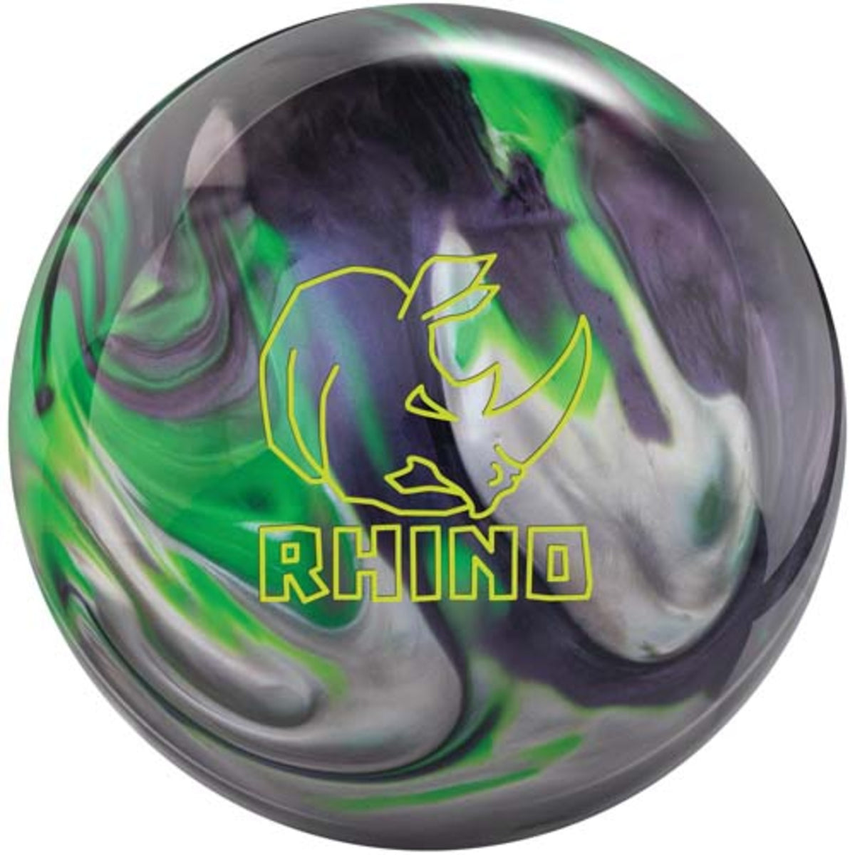 Rhino Carbon/ Lime/ Silver Ball