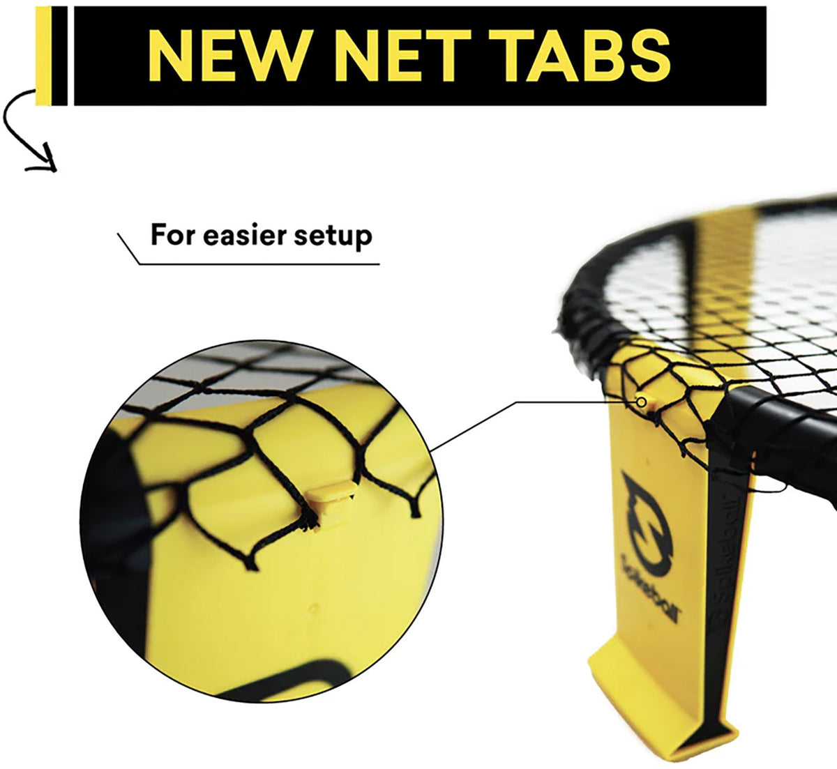 Spikeball Original Rounded Set for Beach & Lawn Games