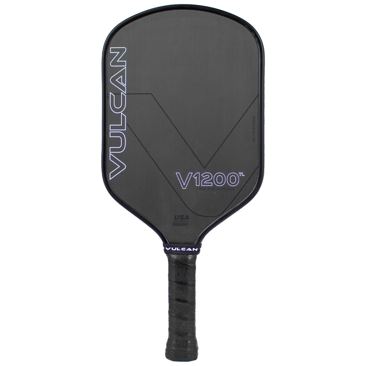 Vulcan V1200 T800 Raw Carbon Fiber Pickleball Paddle