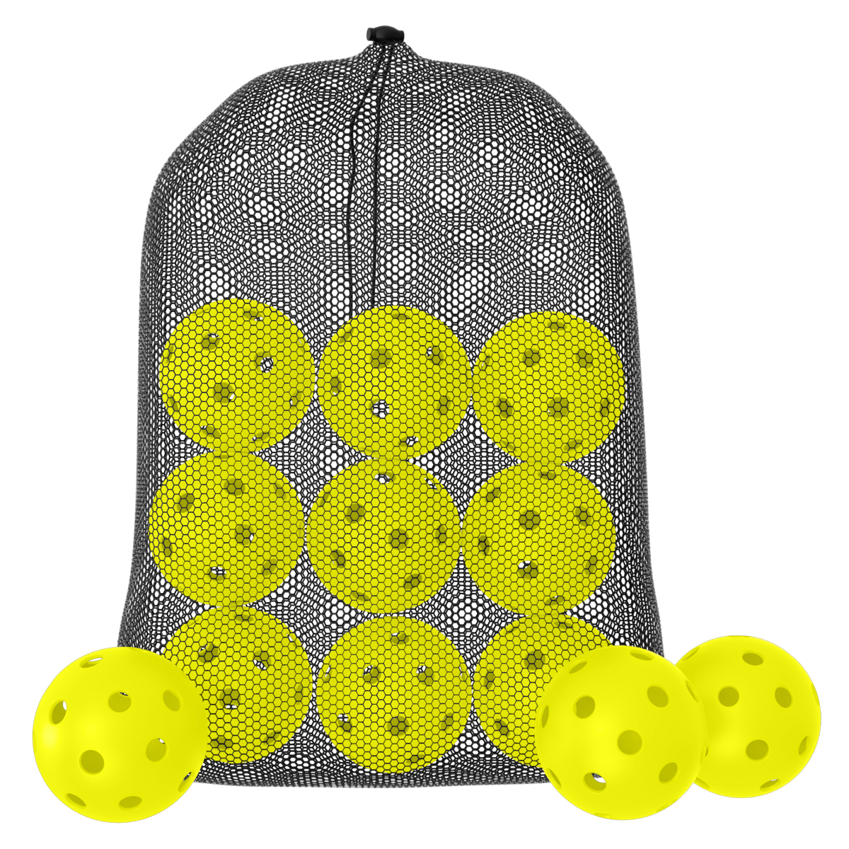 Pro Indoor Pickleballs with Free Mesh Bag for all pickleball players