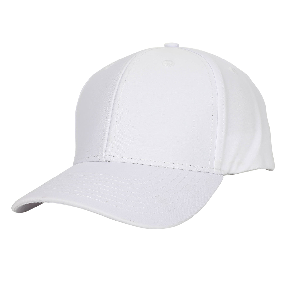 Professional Referee Football White Hat | Poly Spandex Flex Fit