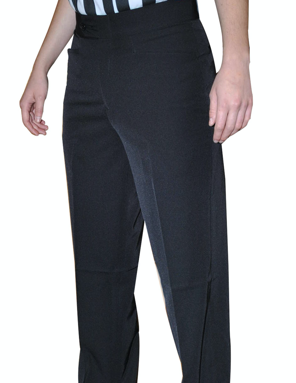 Smitty | BKS-282 | Women's 4-Way Stretch Flat Front Referee Pants w/ Western Cut Pockets | Basketball | Wrestling