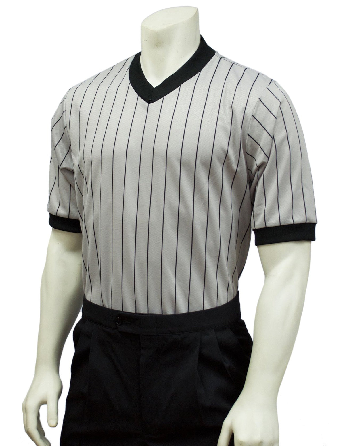 Smitty | BKS-205 | Performance Mesh Gray w/ Pinstripe Shirt