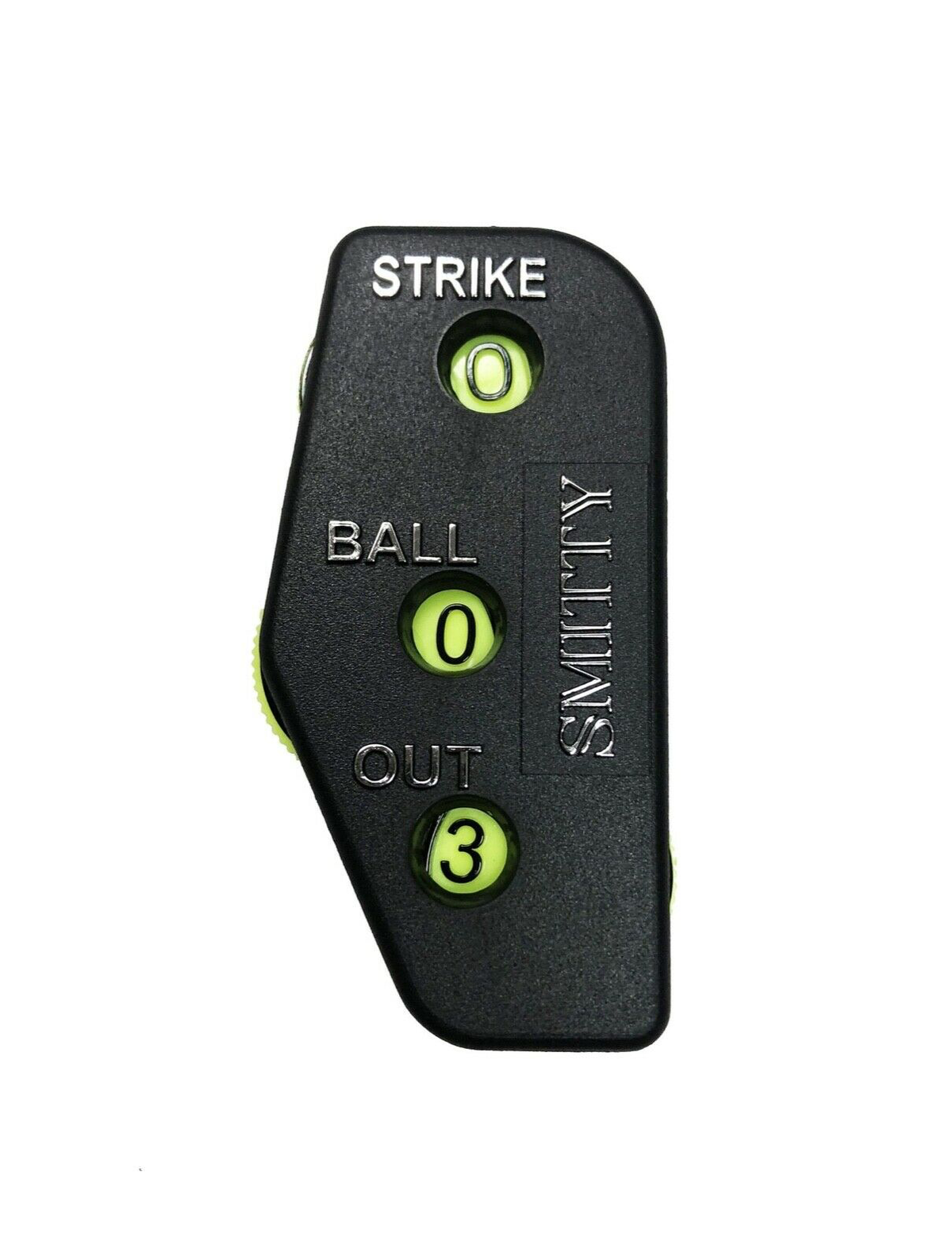 Smitty | ACS-705 | Baseball Umpire 3-Way Indicator | Black w/ Optic Numbers - Great Call Athletics