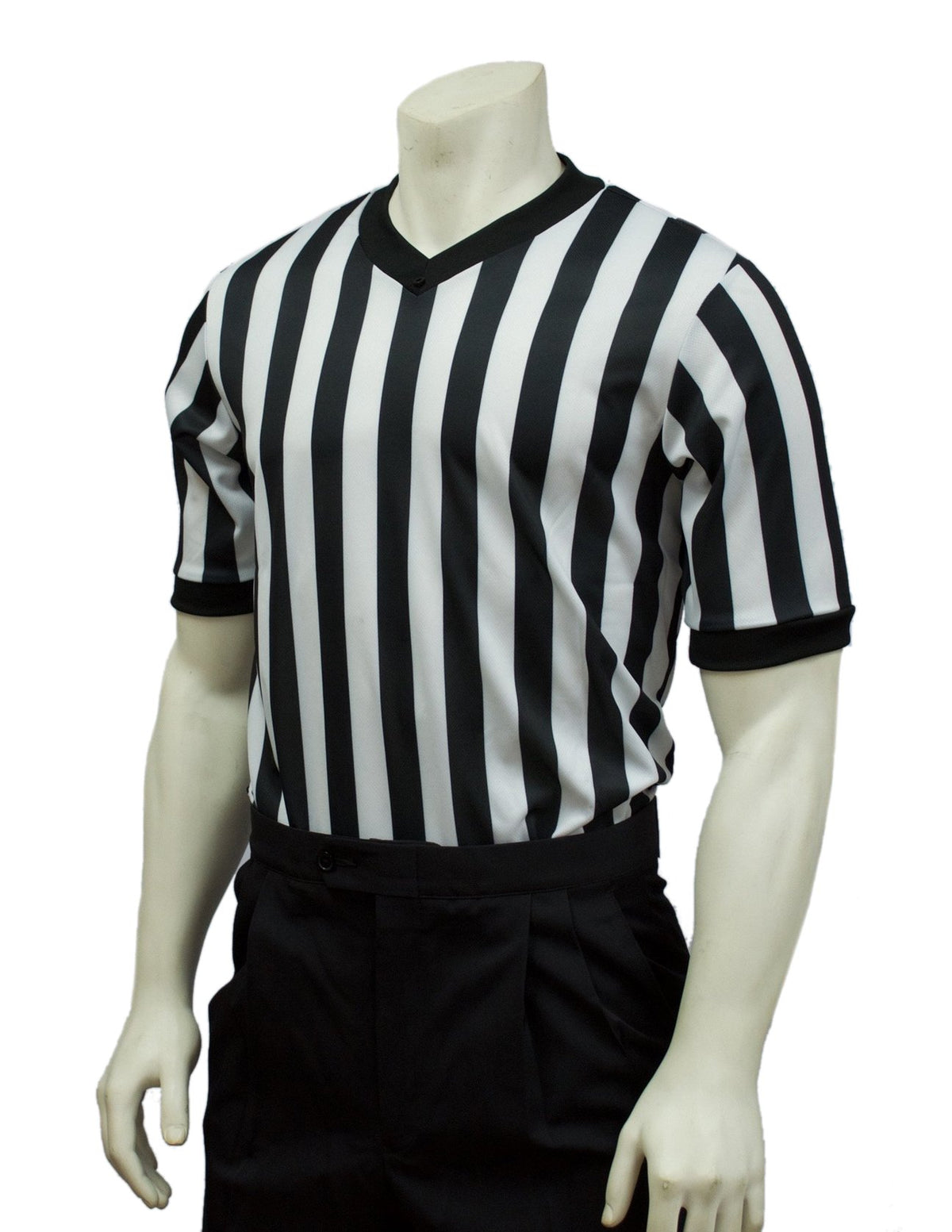 Smitty | BKS-203 | 1" Stripe | Elite Performance | Basketball Officials Shirt